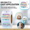 500Pcs Self-Adhesive Thank You Stickers for Small Business Rainbow Holo Stickers